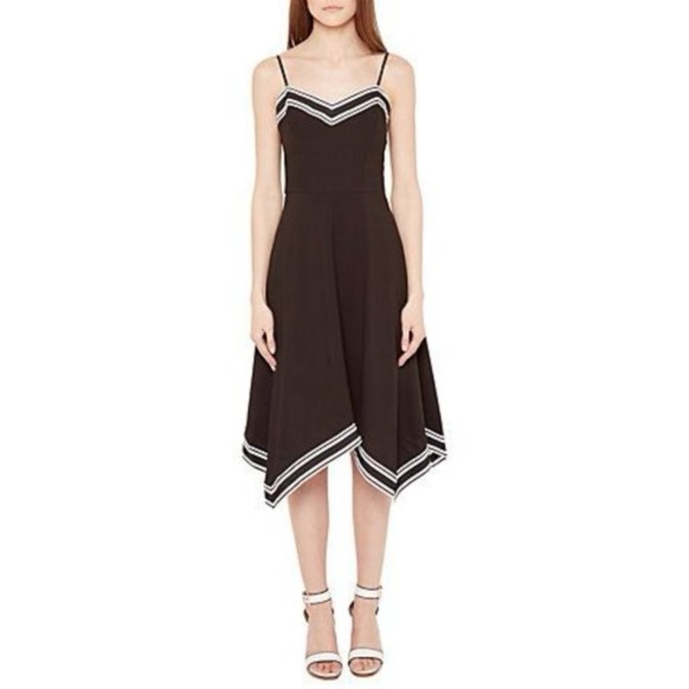 Ted Baker Like New Navy and Blue Midi Dress